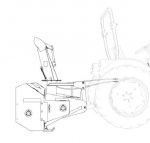 Снегоротор VESCOS для трактора МТЗ-82.1